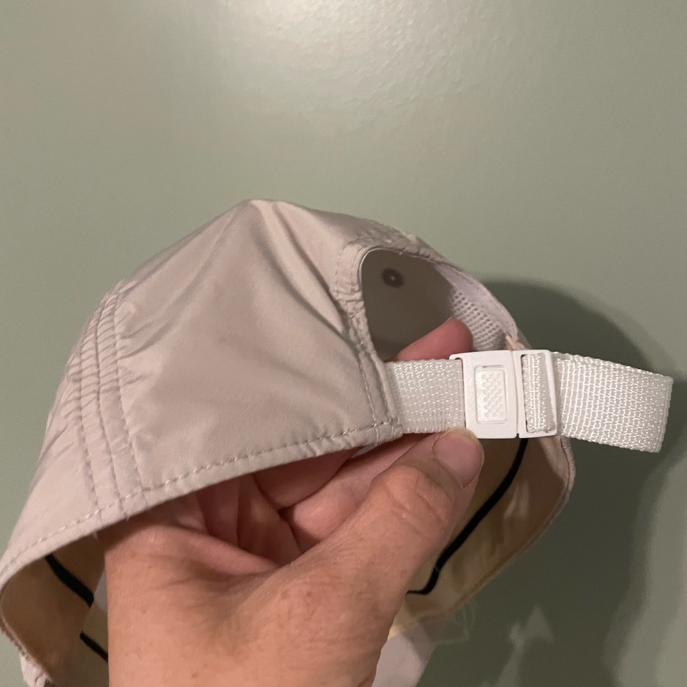 rag & bone Addison neutral tan baseball unisex recycled material hat - Picture 4 of 6